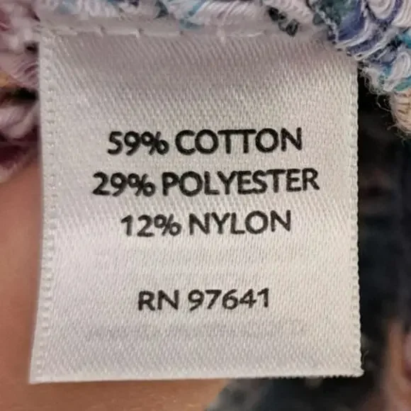 J Jill Multicolor Chunky Knit Cardigan 3/4 Sleeve Medium Sweater - Picture 6 of 7